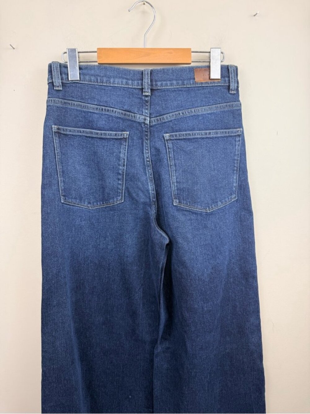 DL1961 Hepburn vintage wide leg jeans in Eve 27 - Picture 7 of 12